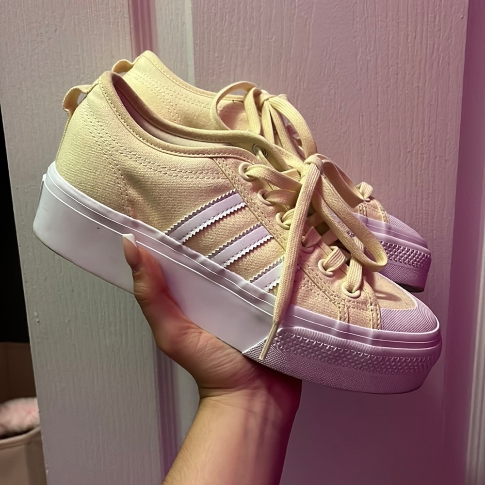 Platform Adidas shoes